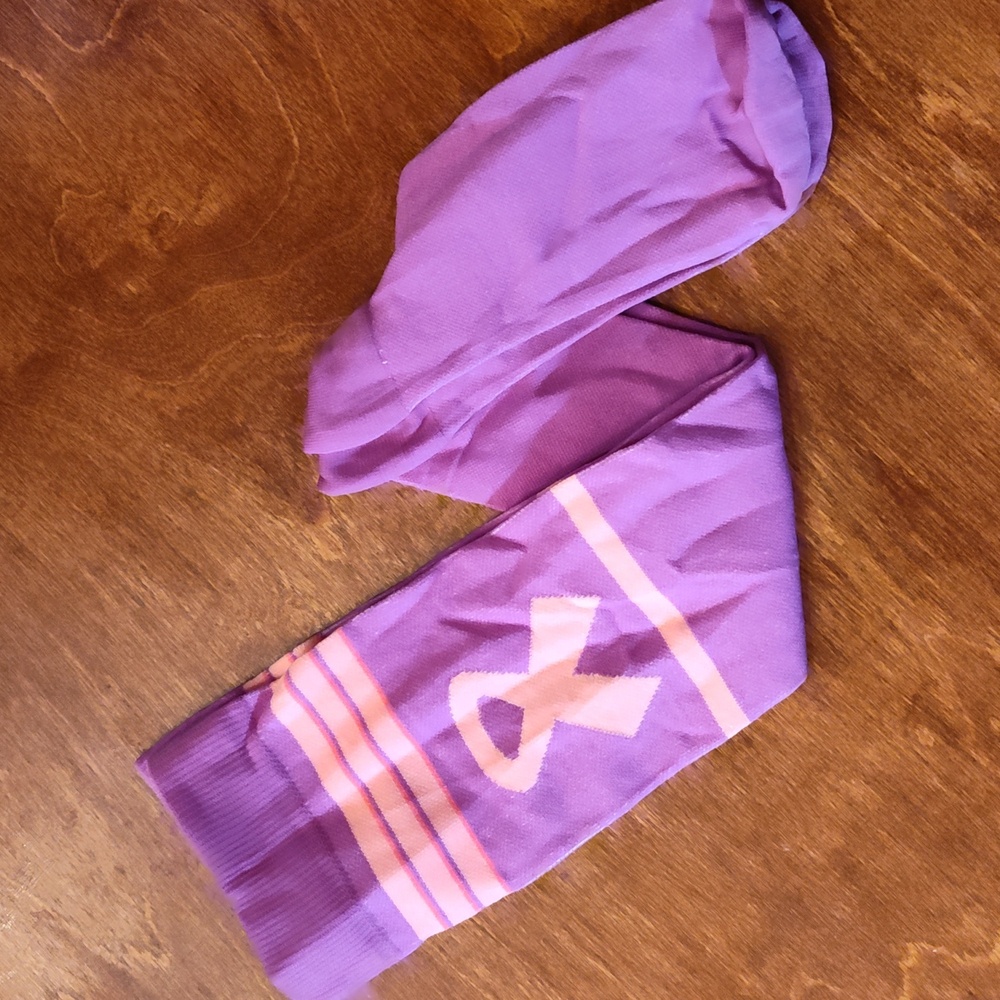 Knee High compression Breast Cancer Awareness ribbon